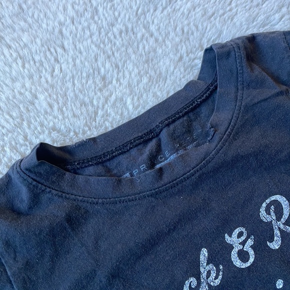 Prince Peter Collection | Black Rock & Roll Distressed Tee | L - Picture 7 of 12